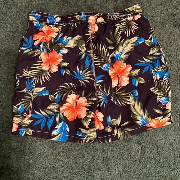 CARIBBEAN JOE SIZE XL MEN’S SWIM TRUNKS MESH LINING, ELASTIC DRAW STRING WAIST - Picture 3 of 8